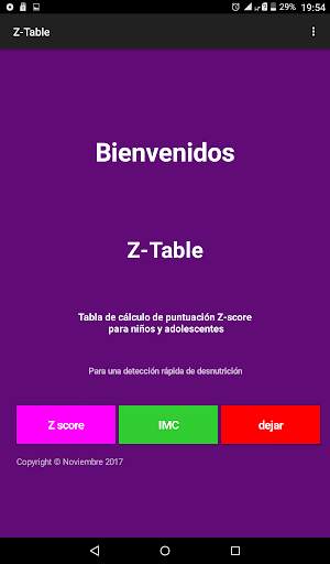 Z-Table screenshot 9