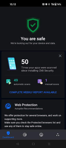 Chili Security for Android screenshot 1