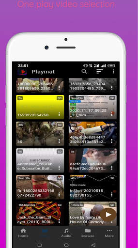 Playmat 2021 video & music player screenshot 8