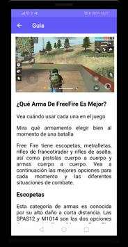 Guia para free Fire screenshot 3