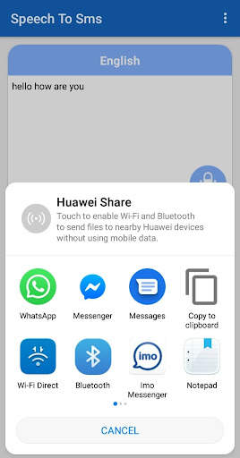Speech To Sms screenshot 6