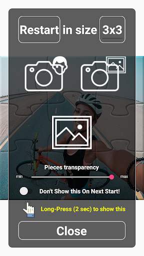 Puzzle caméra selfie Galerie de photos simple screenshot 2