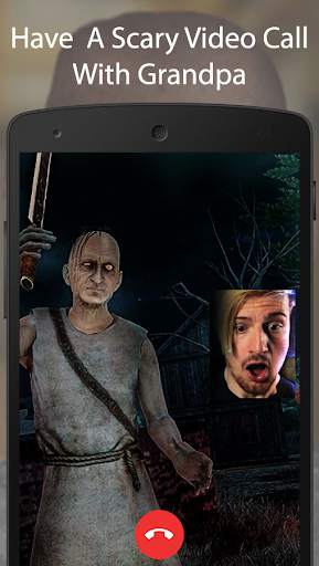 Best Evil Scary Grandpa Fake Chat And Video Call screenshot 4