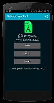 Myanmar Jojar Font screenshot 2