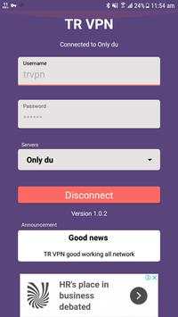 TR VPN screenshot 2