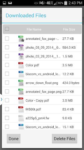 Biscom Verosync Mobile screenshot 2