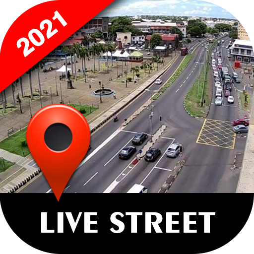 Live Street Map View 2021 - Earth Navigation Maps иконка