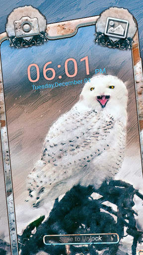 Snowy Owl Launcher Theme screenshot 3