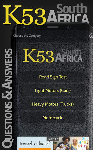 K53 learner's licence practice test and questions screenshot 2