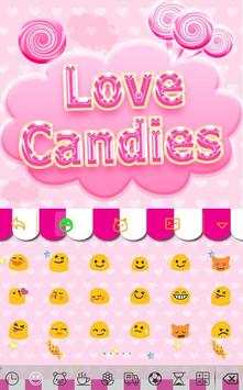 Love candies for Keyboard screenshot 3
