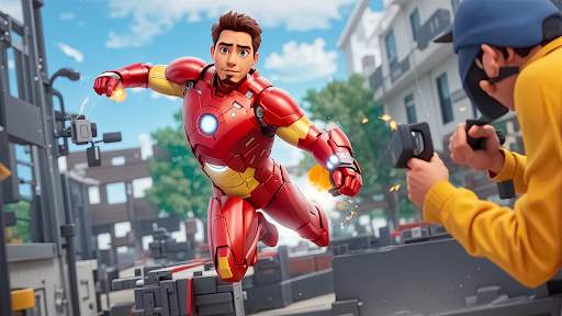 Iron Boy : Iron Hero Man Games screenshot 7