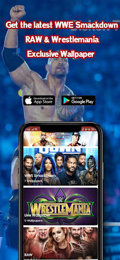 WWE SmackDown & RAW Wallpaper स्क्रीनशॉट 3