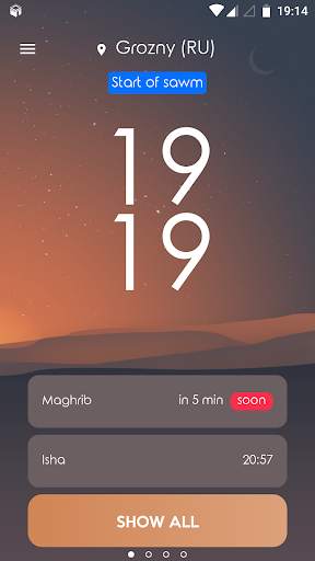1Muslim - Prayer times, Azan, Qibla screenshot 2