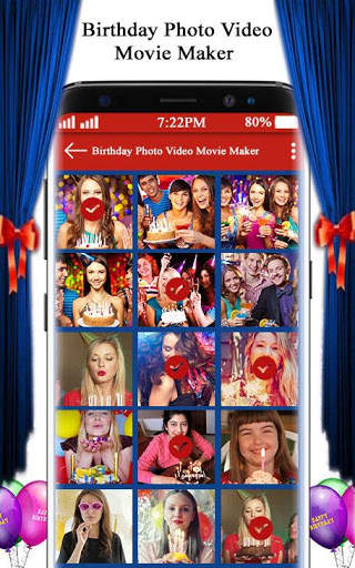 Birthday Photo Video Movie Maker HD with Song screenshot 2