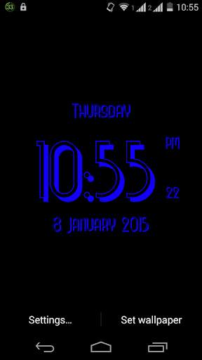 3D Clock Live Wallpaper screenshot 7