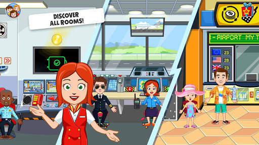 My Town Airport games for kids screenshot 12