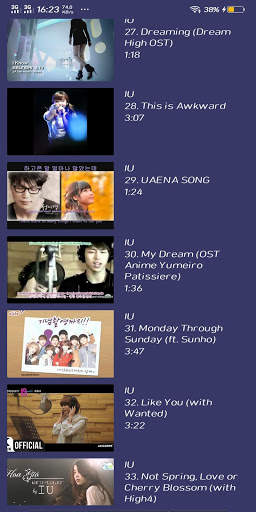 IU Music Video OST (Soundtrack) screenshot 3