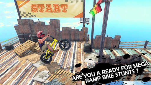 Mega Ramp Stunts Race - BMX Bike Racing Game 2020 screenshot 2