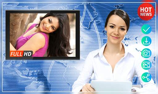 Breaking News Photo Frames : Media Photos screenshot 1