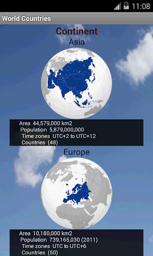World Countries screenshot 2