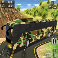 Army bus games 3d Army driving logo