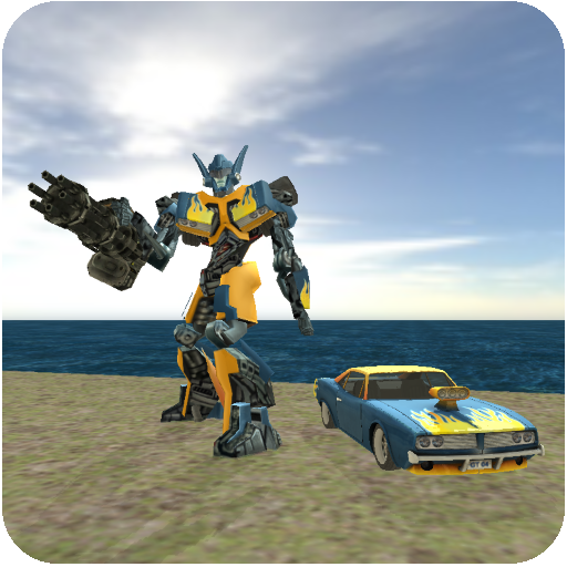 Muscule Car Robot icon