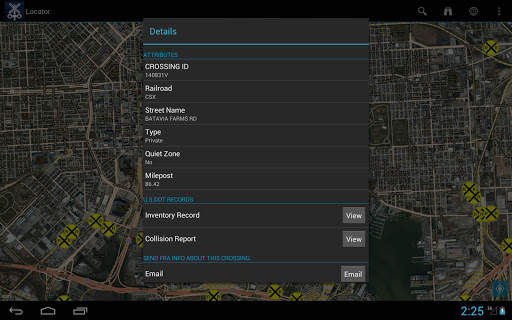 Rail Crossing Locator screenshot 12