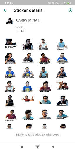 STICKR: All in one Hindi WA Stickers screenshot 3