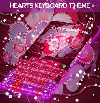 Hearts Keyboard Theme screenshot 4