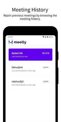 Meetly - Secure Video Meetings screenshot 4