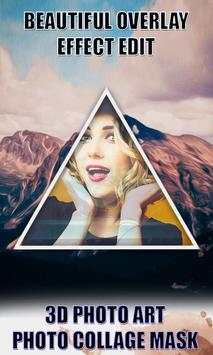 3D Photo Art : Photo Collage Mask 2 تصوير الشاشة