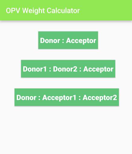 OPV Weight Calculator screenshot 1