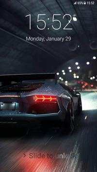 Supercars Pattern Lock Screen screenshot 4