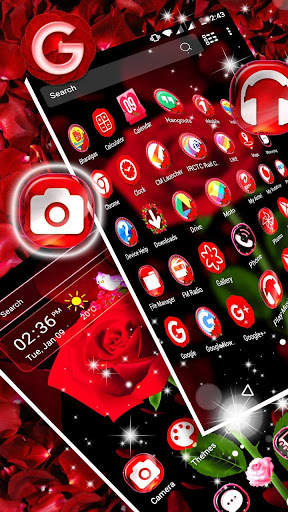 Rose Launcher Theme screenshot 5
