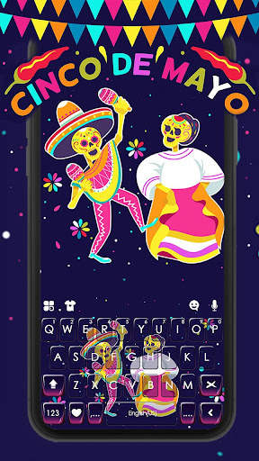Cinco de Mayo Keyboard Theme screenshot 1