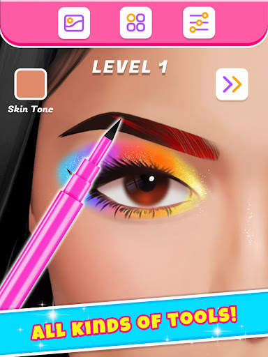 Eye Makeup Artist Makeup Games screenshot 1