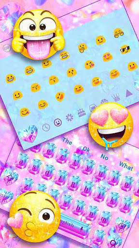 Diamond Heart Keyboard Theme screenshot 3