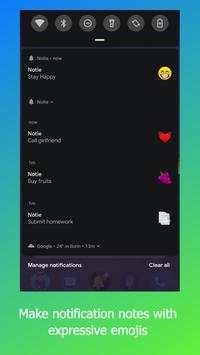 Notie - notes & emoji in notification 😂💯 скриншот 1