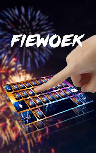 Firework Keyboard Theme स्क्रीनशॉट 2