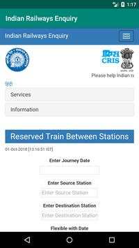 Indian Railways Enquiry screenshot 2