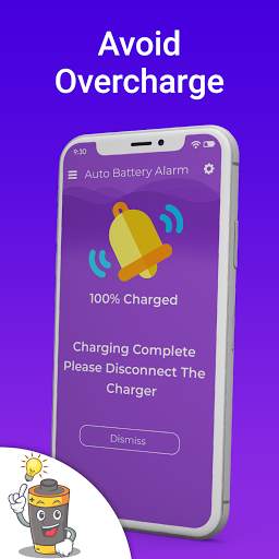 Automatic full charge battery alarm screenshot 2