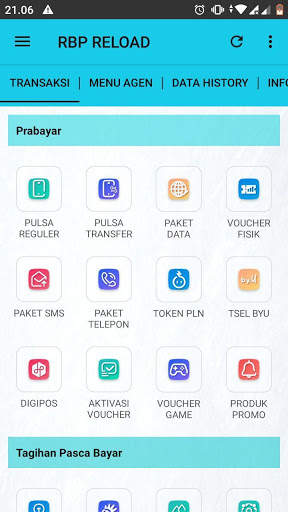 RBP RELOAD : Agen Pulsa & Kuota Murah 6 تصوير الشاشة