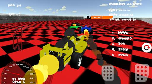 Free Cartoon Formula Racing 3D screenshot 5