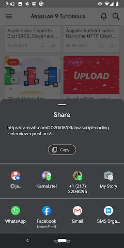 Angular 9 Tutorials 8 تصوير الشاشة