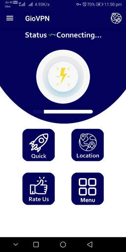 GioVpn - Free Unlimited VPN & fast proxy shield screenshot 3