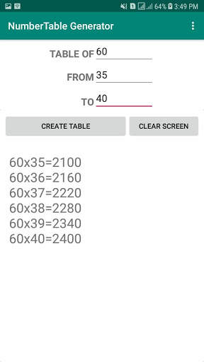 Table Maker screenshot 3