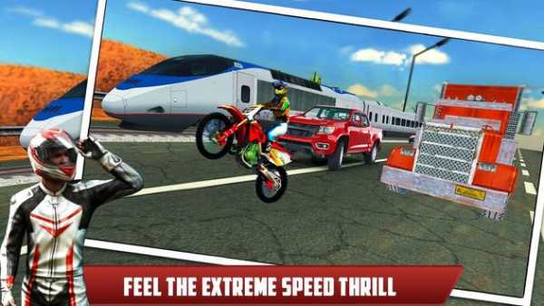Trail Bike Vs Train Race screenshot 4