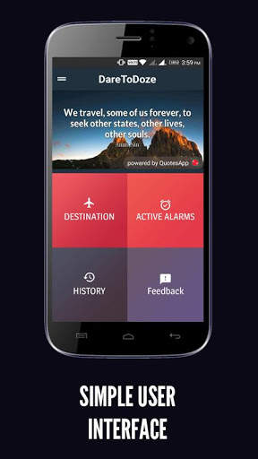 DareToDoze : Location Alarm & Offline GPS support screenshot 1