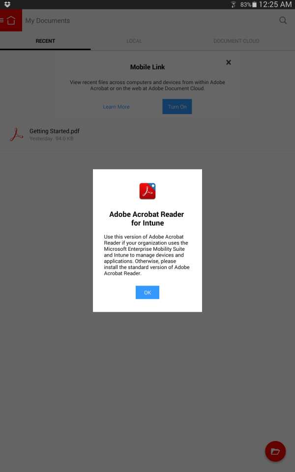 Acrobat Reader for Intune screenshot 4