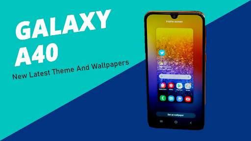 Samsung Galaxy A40 Launcher: Themes & Wallpaper screenshot 1